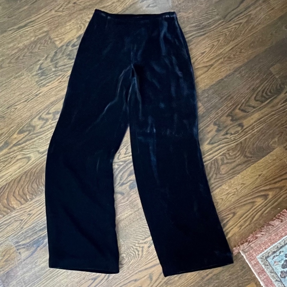 Ann Taylor Silk Blend Velvet Pants